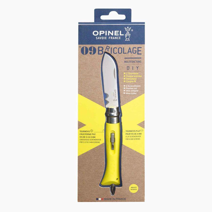Opinel Nº9 Blister 12 canivetes de bolso 6 amarelos + 6 cinzentos