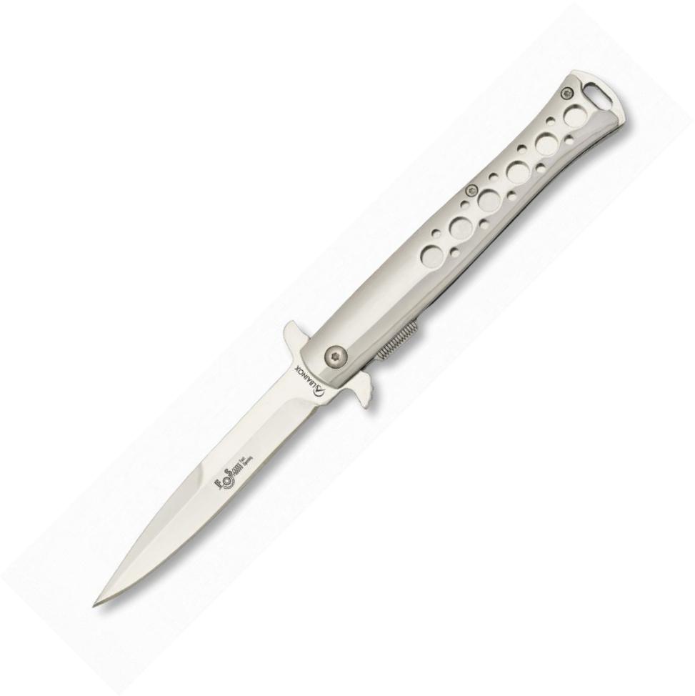 Albainox steel assisted pocket knife with clip and 10 cm blade
