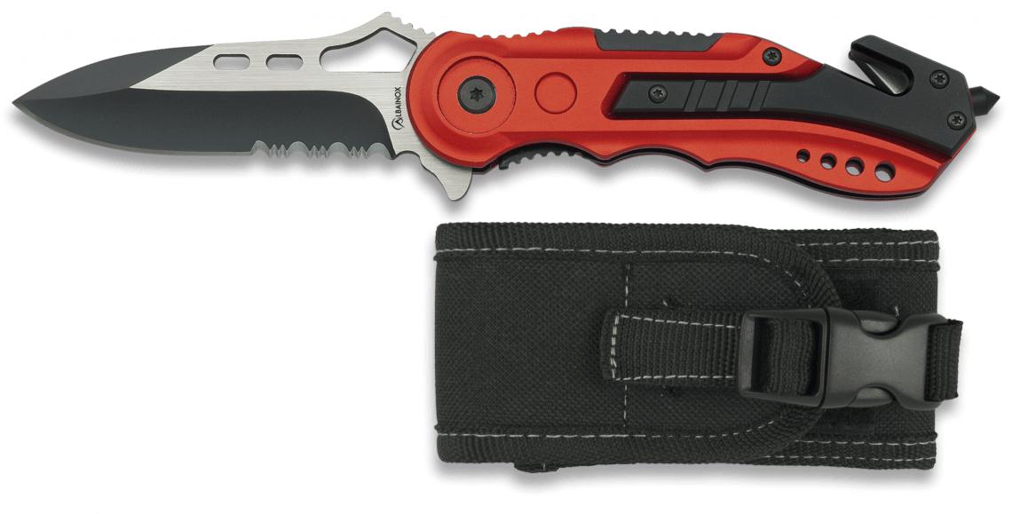 Canivete tático Albainox projetado na Espanha com quebra-vidros, ...