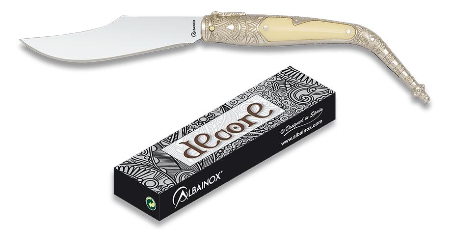 Canivete Albainox cromado com cabo em ABS, bolster em zamak, trav...