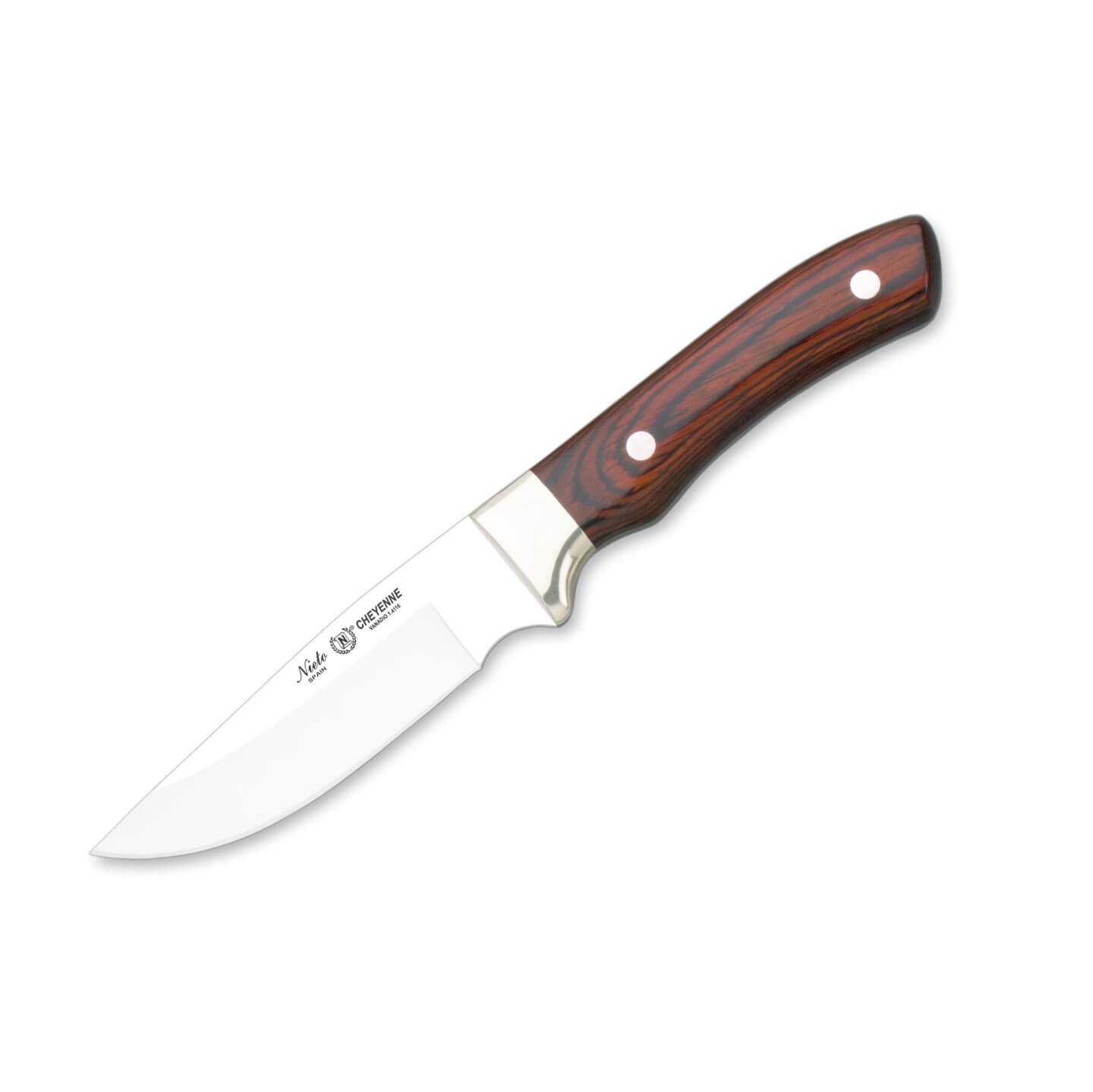 Cuchillo de caza Nieto Cheyenne con mango de estamina y hoja de 1...