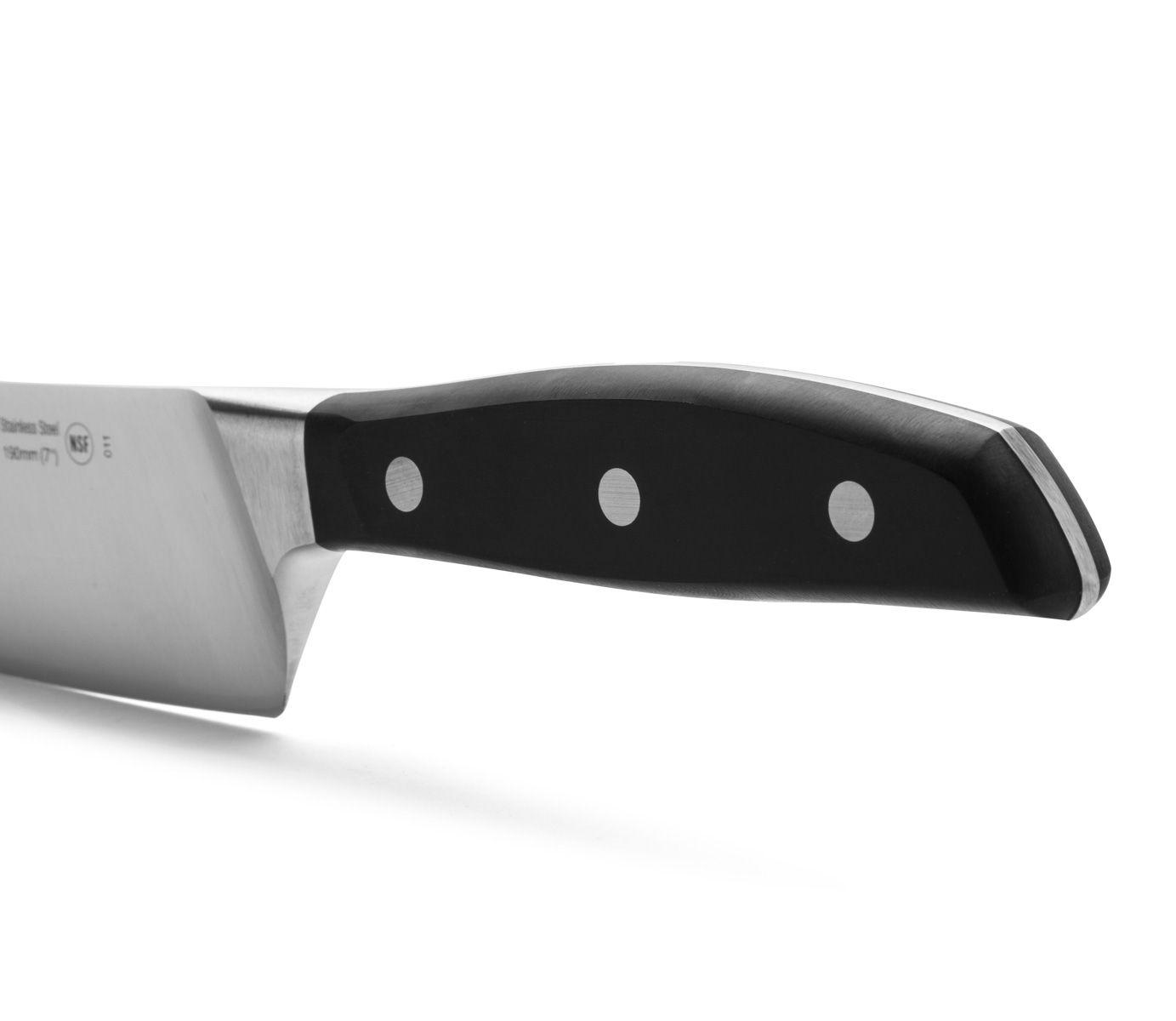 Faca Arcos Manhattan santoku com lâmina de 19 cm