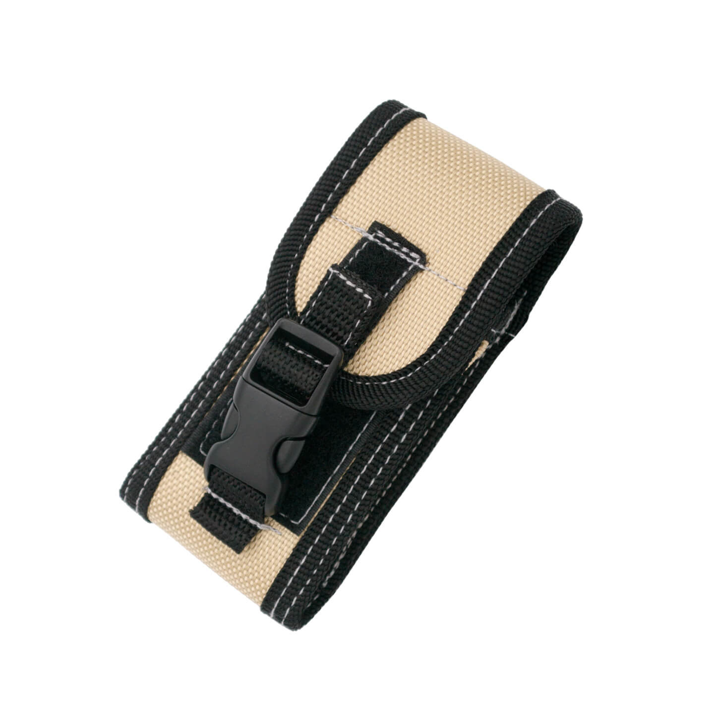 Bainha para canivete ajustável em nylon bege e preto P0240TN